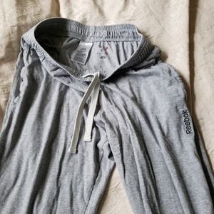 Small gray Reebok sweats